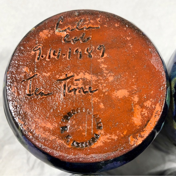 SET of 4 CERAMIC HANDMADE MUGS - Picture 7 of 12